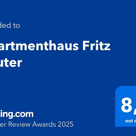 Apartmenthaus Fritz Reuter Apartman